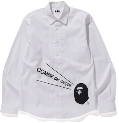 BAPE x CDG Osaka Kemeja #2 Putih Buy BAPE x CDG Osaka Kemeja #2 Putih