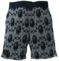 BAPE x COACH Collaborative All-Over Logo Casual Shorts. 1H73-153-902 BAPE x COACH Collaborative All-Over Logo Casual Shorts. 1H73-153-902