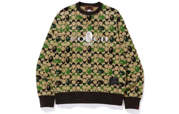 Order BAPE x COACH Kolaborasi Crewneck Sweatshirt. 1G23-113-901