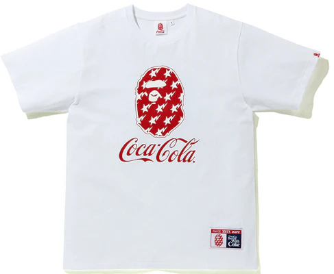 BAPE x 可口可樂 聯名寬版圖標短袖T恤 男款 0ZXTEM110937E 3
