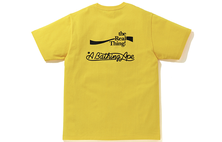 Lookbook BAPE x 可口可樂 聯名寬版圖標短袖T恤 男款 0ZXTEM110937E