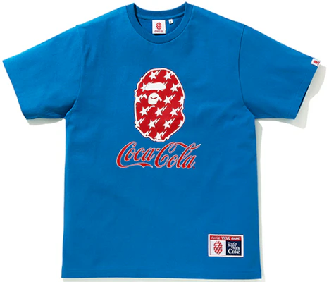 BAPE x 可口可樂 聯名寬版圖標短袖T恤 男款 0ZXTEM110937E Sizing BAPE x 可口可樂 聯名寬版圖標短袖T恤 男款 0ZXTEM110937E