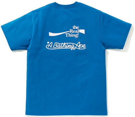 BAPE x 可口可樂 聯名寬版圖標短袖T恤 男款 0ZXTEM110937E Cheap BAPE x 可口可樂 聯名寬版圖標短袖T恤 男款 0ZXTEM110937E