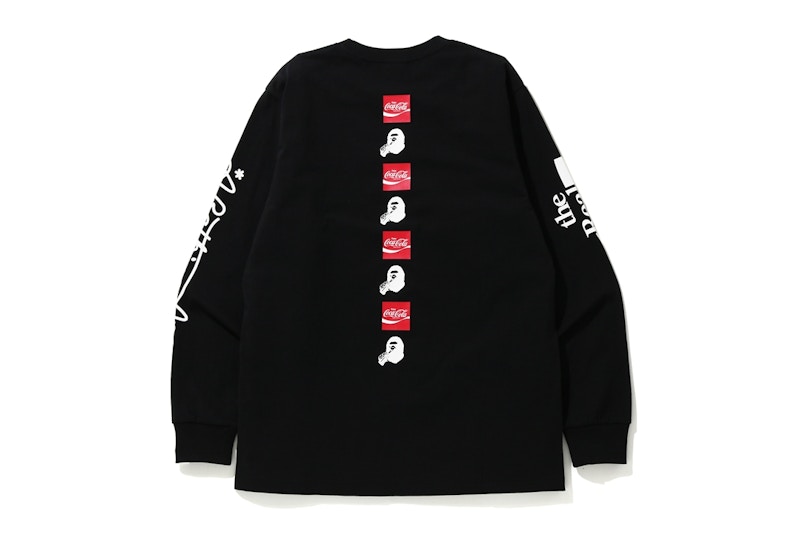 BAPE Coca Cola L/S Tee Black 圖 2