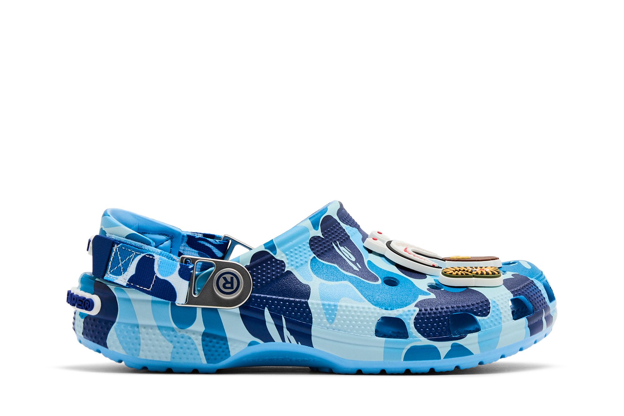 BAPE x Crocs Classic Clog 'ABC Camo - Blue' 209627-4TB