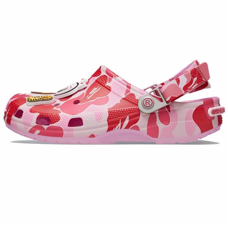BAPE x Crocs Classic Clog 'ABC Camo - Pink' 209627-6I2