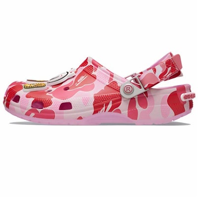 BAPE x Crocs Classic Clog 'ABC Camo - Pink' 209627-6I2 Buy BAPE x Crocs Classic Clog 'ABC Camo - Pink' 209627-6I2