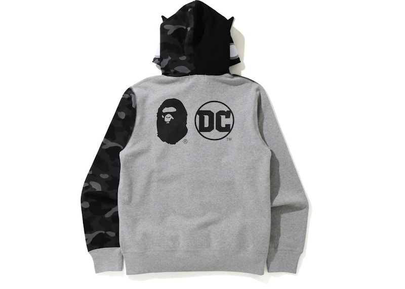 Order 베이프 x DC 배트맨 풀집 후디 그레이 
