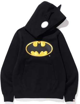Sudadera con Capucha Negra BAPE x DC Batman Buy Sudadera con Capucha Negra BAPE x DC Batman