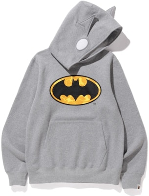 BAPE x DC Batman Pullover Hoodie Gray Buy BAPE x DC Batman Pullover Hoodie Gray