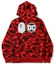 Lookbook BAPE x DC 迷彩超人聯名圖案連帽衫 男女適穿款式合作款 0ZXSWM114901G