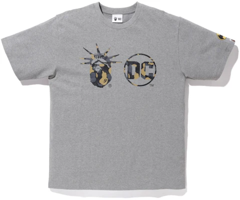 BAPE x DC Madison Avenue Tee Gray Buy BAPE x DC Madison Avenue Tee Gray