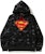 BAPE x DC Superman Camo Pullover Hoodie Black