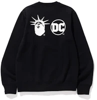 Order BAPE x DC 超人黑色圓領毛衣
