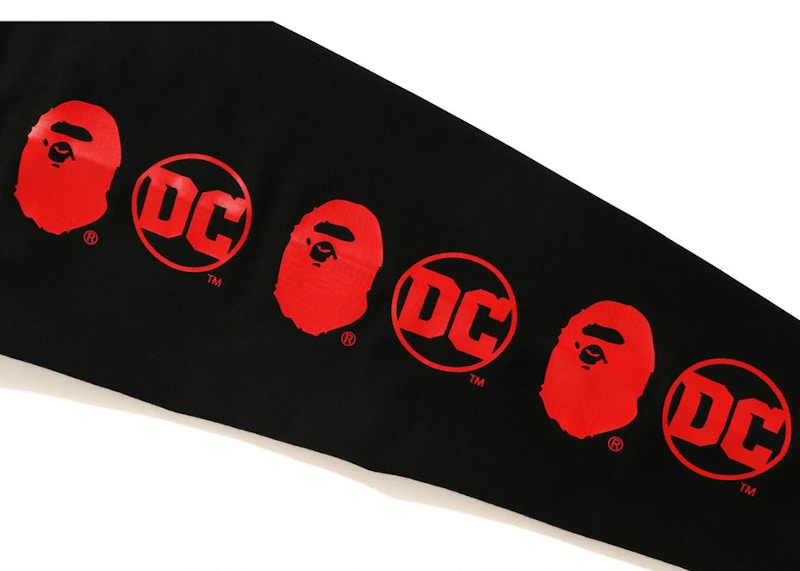 BAPE DC Superman Long Sleeve Tee Black 圖 2