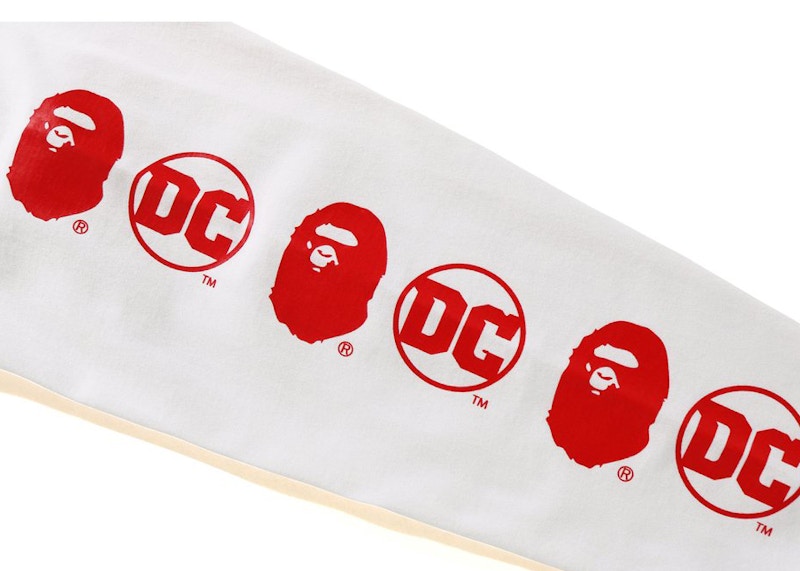 BAPE DC Superman Long Sleeve Tee White 圖 2
