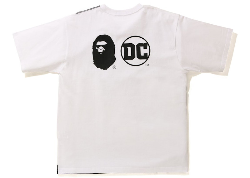 Order 베이프 x DC 슈퍼맨 릴렉스 티셔츠 화이트 
