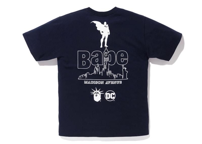 BAPE DC Superman Tee Navy 圖 2