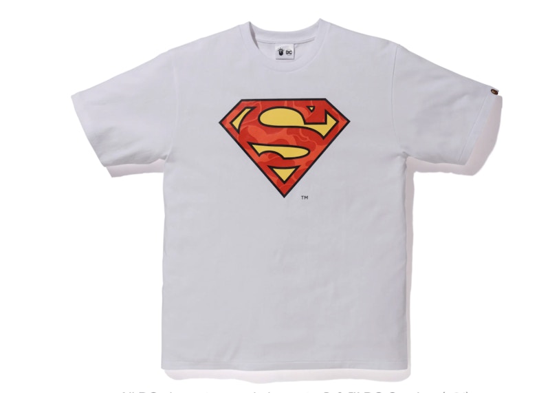 BAPE DC Superman Tee White