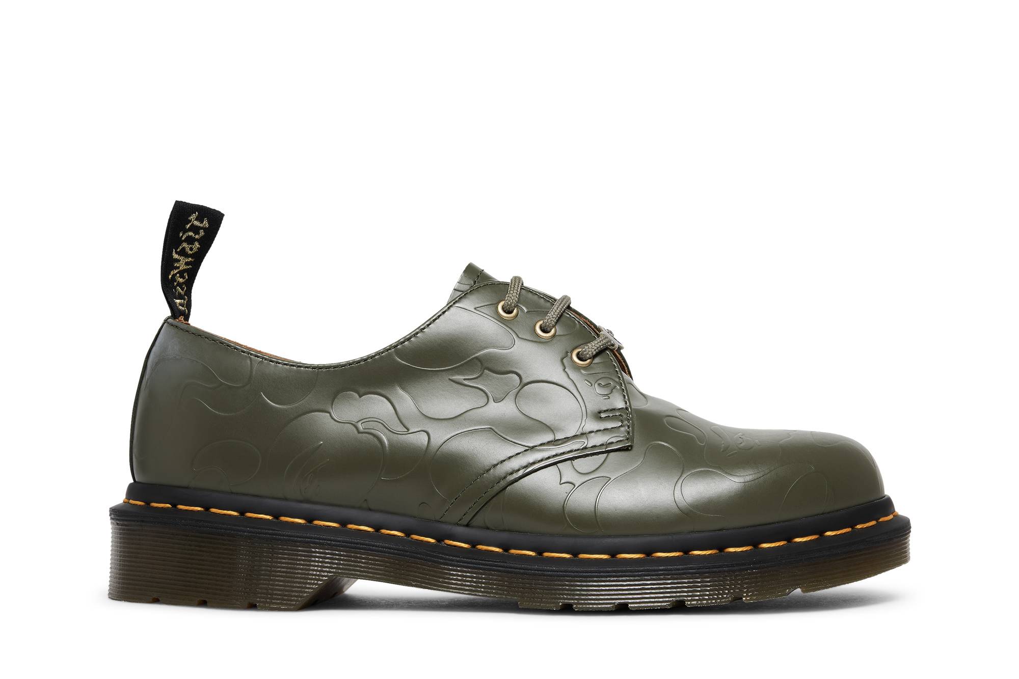 Buy BAPE x Dr. Martens 1461 Friends & Family 'Camo Khaki Emboss' 24363355