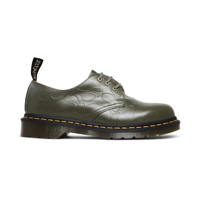 BAPE Dr. Martens 1461 Friends & Family 'Khaki Embossed Camo'