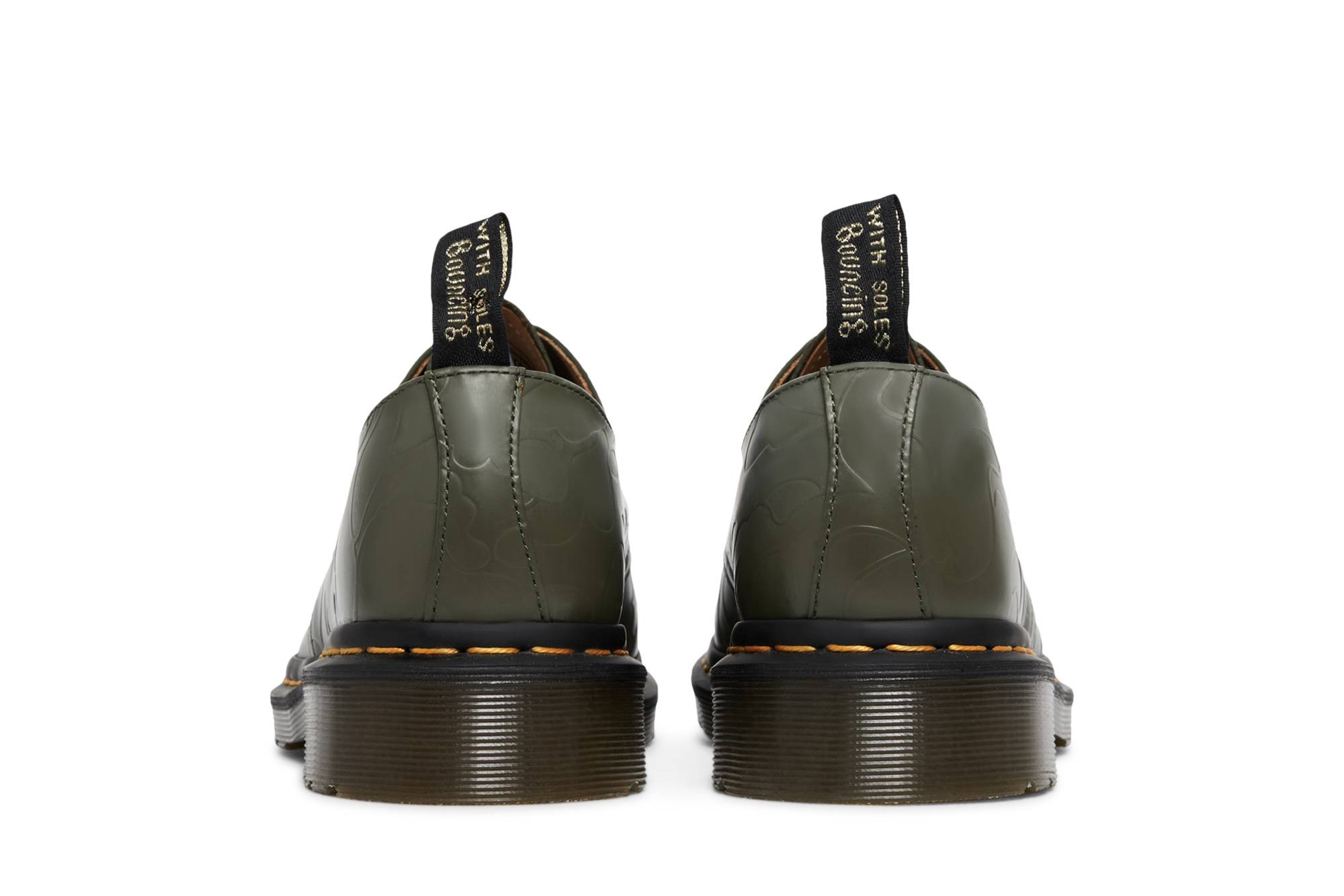 BAPE Dr. Martens 1461 Friends & Family 'Khaki Embossed Camo' 圖 6