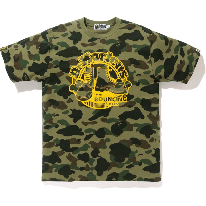 Buy BAPE X DR.MARTENS 第一代迷彩綠T恤
