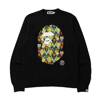 BAPE Dragon Ball Z Saiyan Ape Print Pullover Hoodie Unisex 2G23-113-914