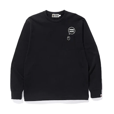 BAPE DSMG FW22 Solid Color Ape Head Crewneck Pullover Sweatshirt Men 1F72-111-025