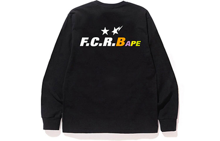 BAPE FCRB Long Sleeve Ape Head Tee Black  Candy Big Ape T-Shirt. 1F23-111-902 圖 3