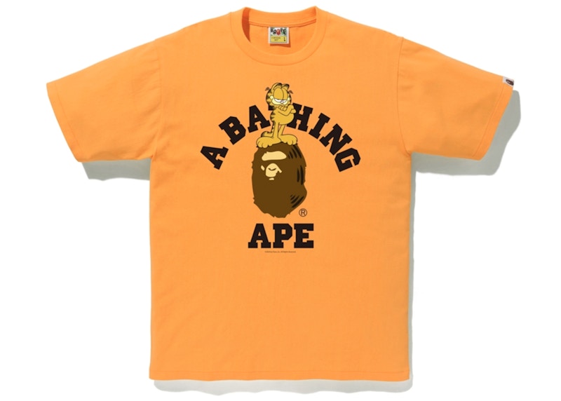 BAPE x Garfield #5 Tee Orange