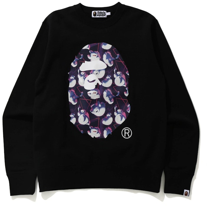 bape-x-ghostbusters-ape-head-crewneck-black