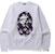 BAPE x Ghostbusters Ape Head Crewneck White