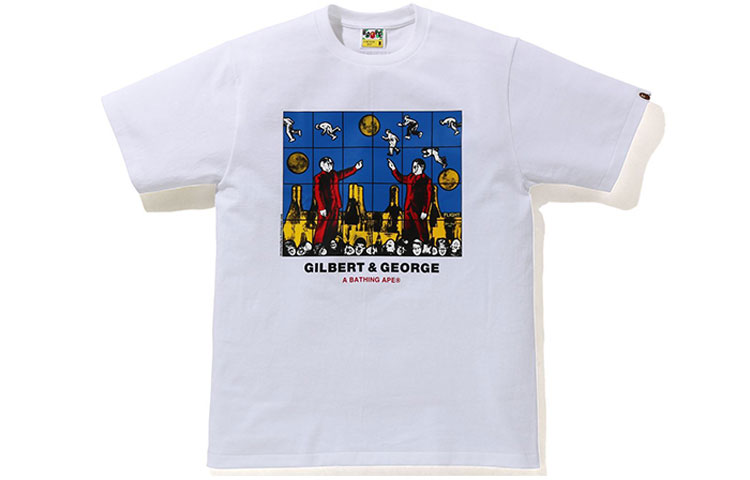 BAPE Gilbert & George Collaboration Graphic Cartoon  Tee 1H23-110-901 圖 2