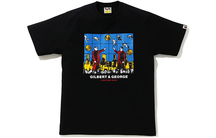 BAPE Gilbert & George Collaboration Graphic Cartoon  Tee 1H23-110-901 圖 3