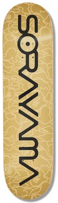 BAPE x Hajime Sorayama Camo Skateboard Deck Gold Buy BAPE x Hajime Sorayama Camo Skateboard Deck Gold