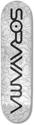 BAPE x Hajime Sorayama Camo Skateboard Deck Silver Buy BAPE x Hajime Sorayama Camo Skateboard Deck Silver