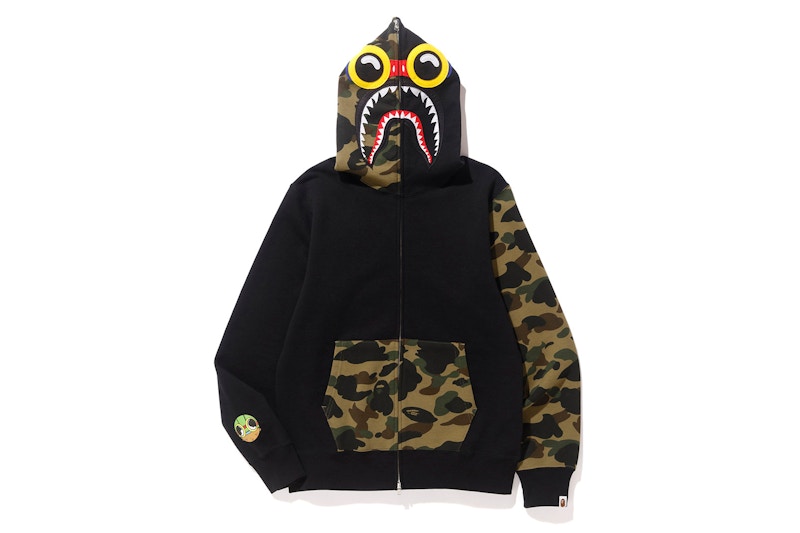 Buy BAPE x ヘブル・ブラントリー FLYBOY シャークフーディ (黒)
