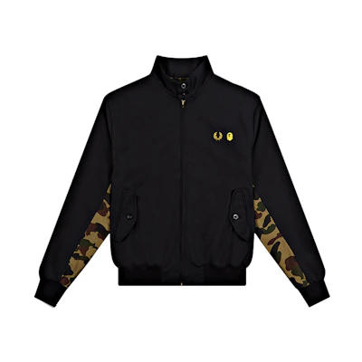 BAPE Hello Kitty Camo Harrington Jacket Black 1H23-140-901