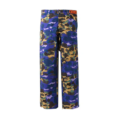 BAPE Heron Preston Camo Relaxed Fit Track Pants Multicolor Men. 1I23-152-905