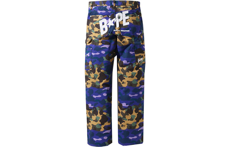 Lookbook BAPE x Heron Preston Camo Relaxed Fit Track Pants Multicolor Men. 1I23-152-905