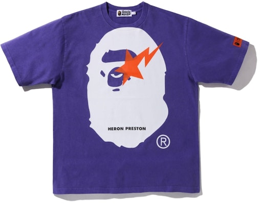Camiseta Morada BAPE x Heron Preston de Corte Relajado 1I23-109-905-PPL Buy Camiseta Morada BAPE x Heron Preston de Corte Relajado 1I23-109-905-PPL