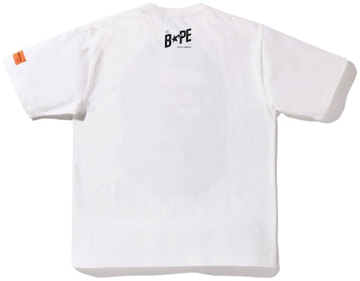 BAPE x Heron Preston宽松版白色T恤 1I23-109-905-WHT Order BAPE x Heron Preston宽松版白色T恤 1I23-109-905-WHT