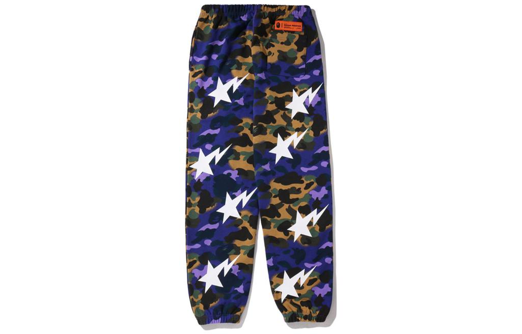 Order Seluar Jogger BAPE x HP Ungu - Fit Santai, Pinggang Rendah. 0ZXPTM152904I