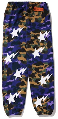 Seluar Jogger BAPE x HP Ungu - Fit Santai, Pinggang Rendah. 0ZXPTM152904I Order Seluar Jogger BAPE x HP Ungu - Fit Santai, Pinggang Rendah. 0ZXPTM152904I