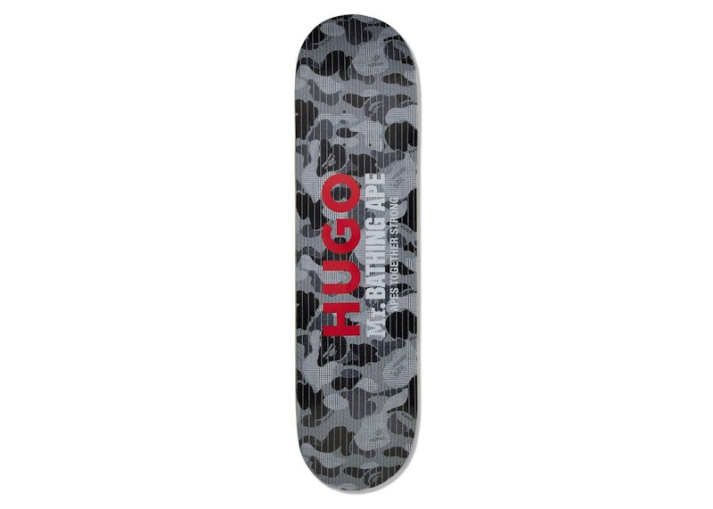 BAPE x Hugo Skateboard Deck Black