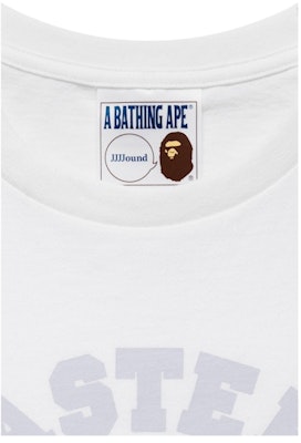 BAPE x JJJJound 大學T恤 白色 Order BAPE x JJJJound 大學T恤 白色