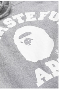 BAPE x JJJJound Hoodie Klasik Santai Kolej Kelabu Order BAPE x JJJJound Hoodie Klasik Santai Kolej Kelabu