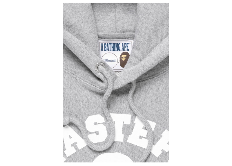 Lookbook ベイプ x JJJJound リラックスカレッジフーディ (グレー)
