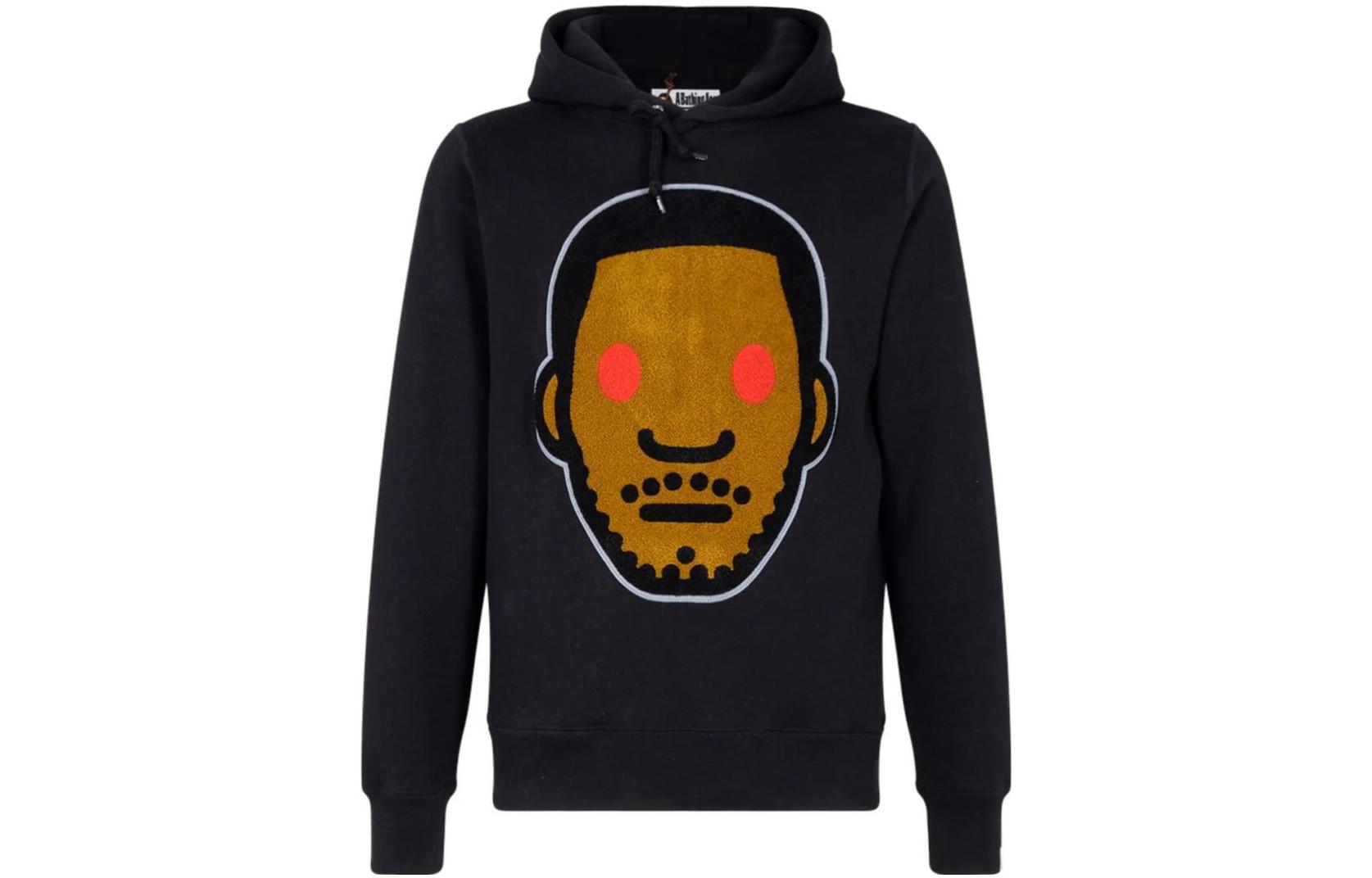 BAPE Kid Cudi FW22 Graphic Pullover Hoodie Black Mens 83122109